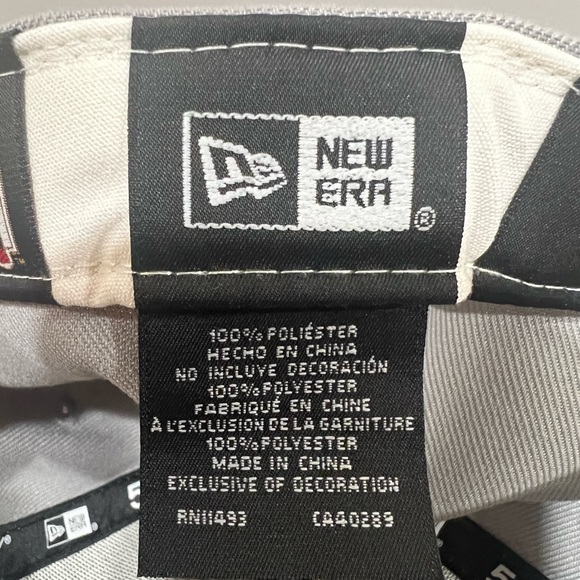 New Era, 59Fifty Fitted Hat, New York Yankees, Grey & Blue - Picture 10 of 10